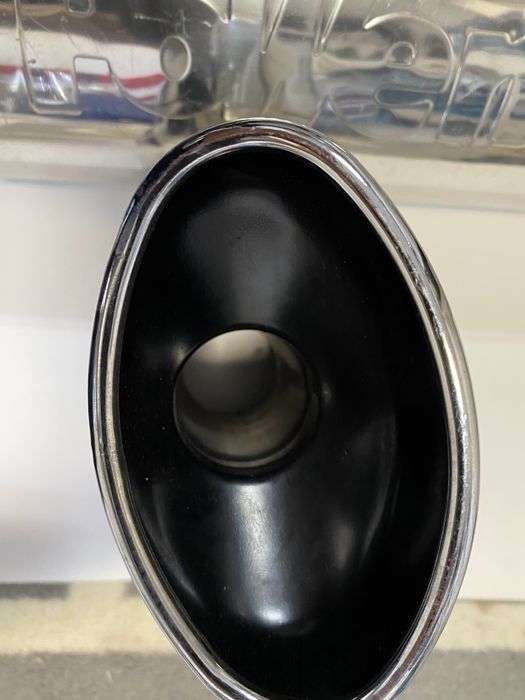 Toba sport inox Powerful, terminatie ovala - lungime 76 cm