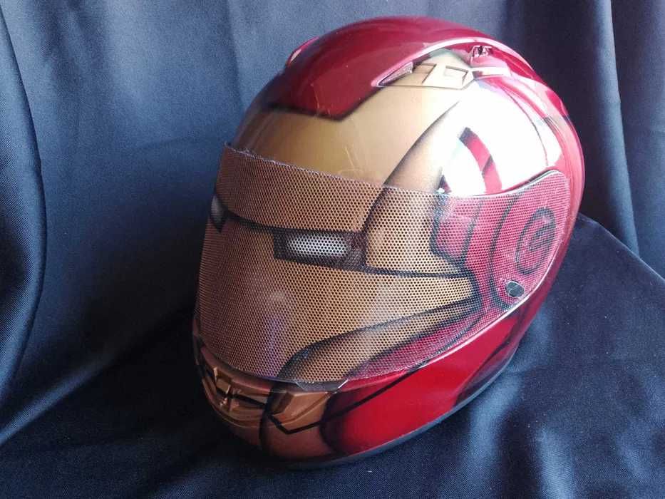 Casca Motocicleta Iron Man Kawasaki Suzuki Honda Yamaha Ducati Aprilia