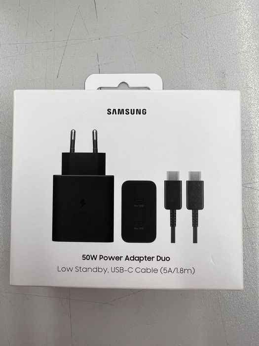 Зарядно Samsung + кабел 50W BK