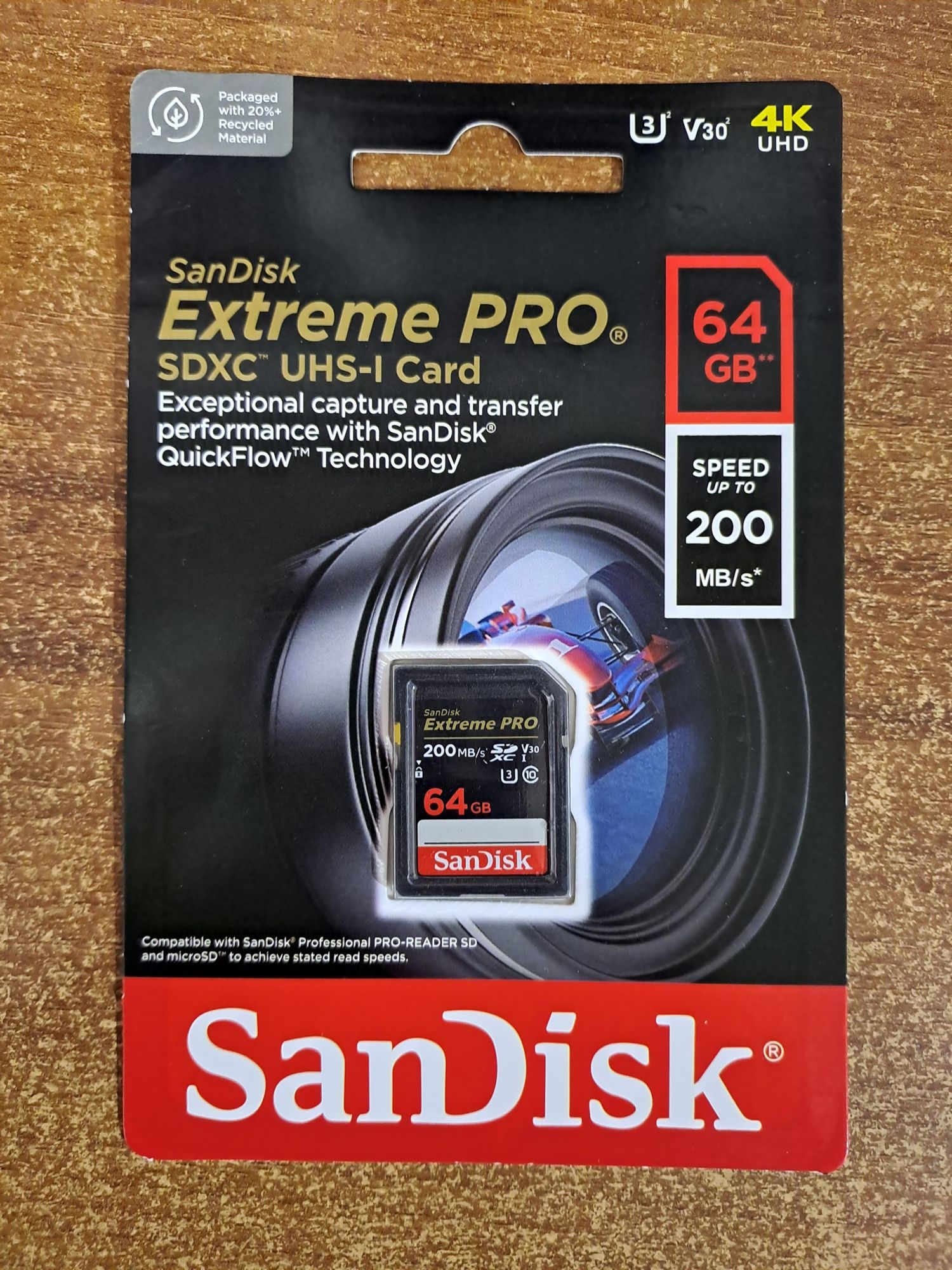 Карта памет SanDisk Extreme PRO SDXC 64GB UHS-I U3