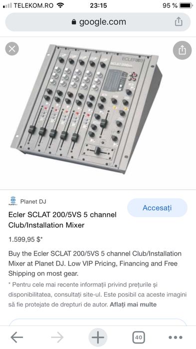Tableta de mixaj/mixer audio Ecler Sclat nu Pioneer, Allen Heath, Rane