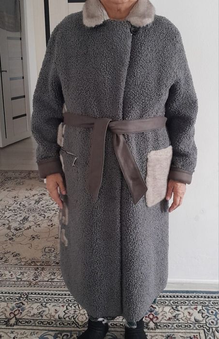 Двусторонний тедди шуба  оригинал