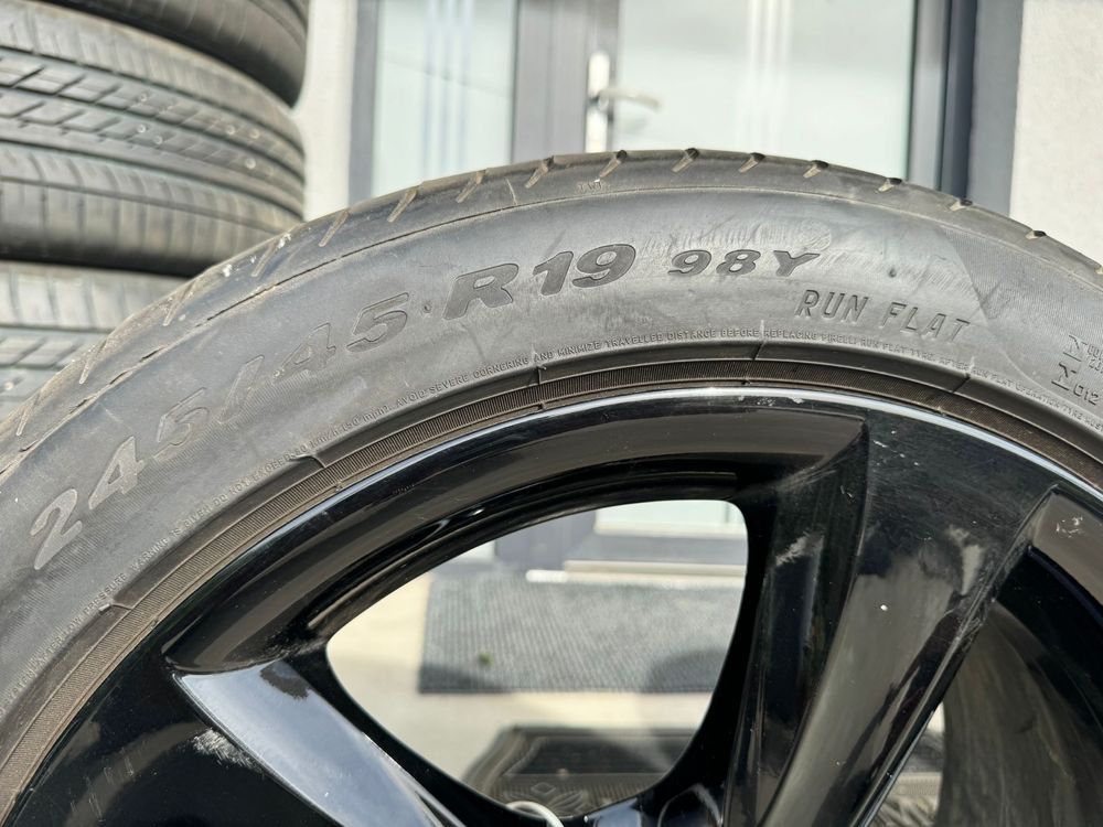 Jante cu anvelope run flet  si senzori bmw 245/45 si 275/40 R19