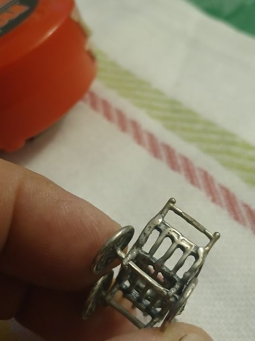 Miniatura argint masiv 800