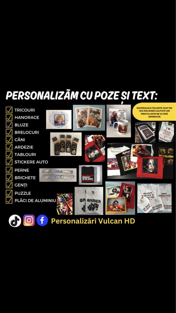 Tricouri hanorace personalizate