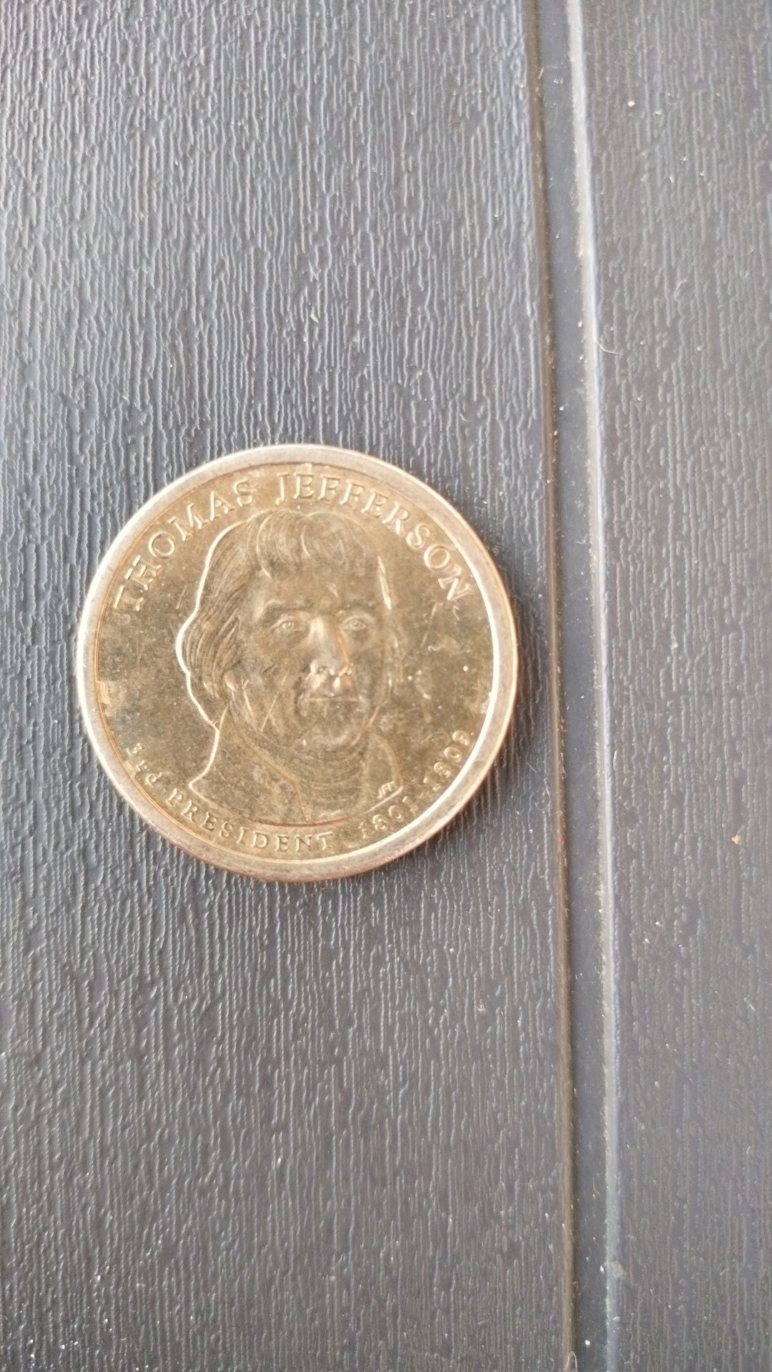 Moneda rara Thomas Jefferson 1 dolar