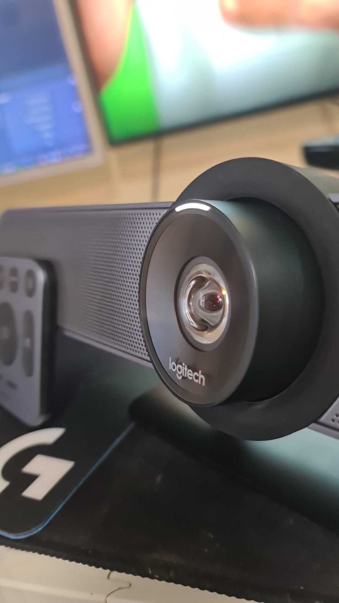 Logitech Videoconferinta MeetUp Ultra-HD4K Zoom5X Videochat,OBS,Jasmin