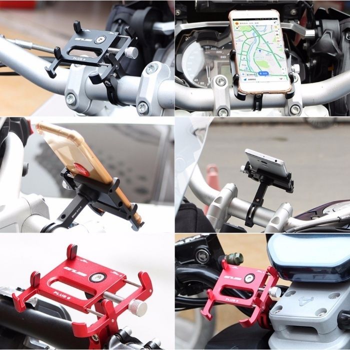 Suport telefon GUB Plus 6 bicicleta trotineta xiaomi moto aluminiu 360