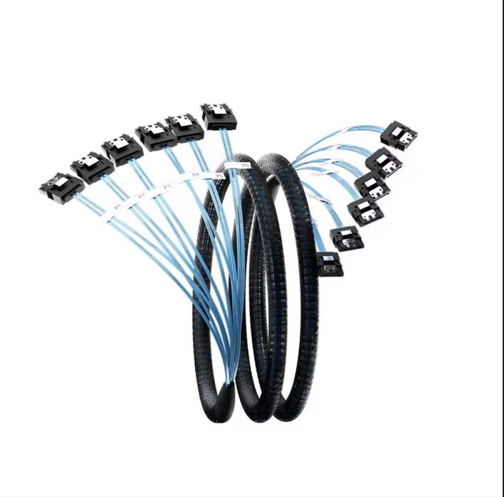 Cablu 6 x Sata to 6 x Sata - 0.5m/1m