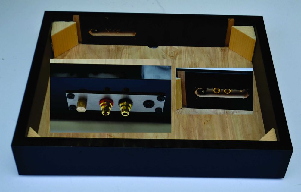 Pickup Thorens td 146 mk V retaurat in lemn masiv stejar