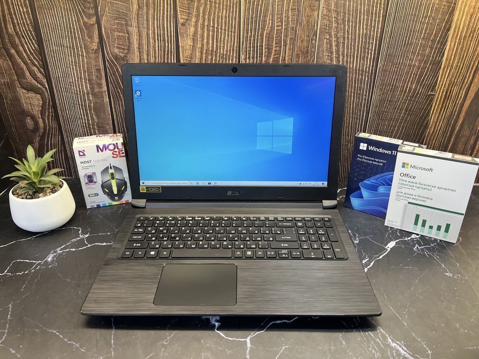Ноутбук для работы Acer Aspire 3 | Ryzen 5-2500U | 8GB | 256GB SSD