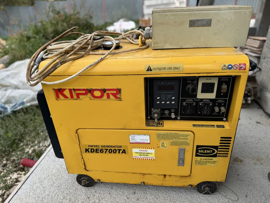 Generator curent diesel Kipor KDE 6700 TA 5 kVA + Automatizare