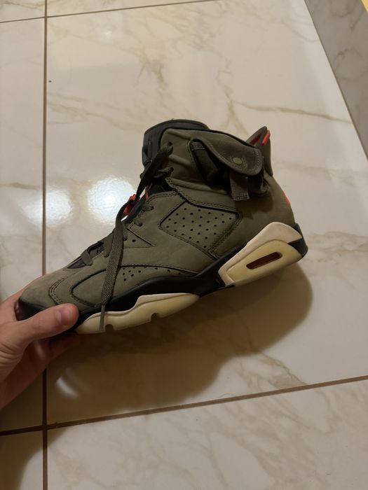 Vand Jordan 6 Travis Scott