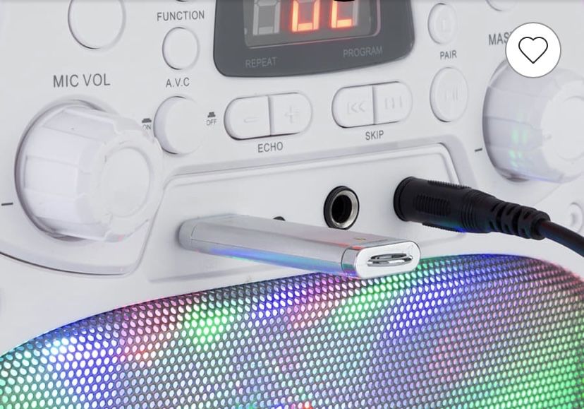 Sistem karaoke Auna Star Maker Plus Bluetooth, USB, CD, LED Show, RCA