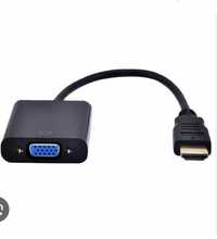 Переходник HDMI-VGA Cablexpert A-HDMI-VGA-04, 19M/15F, провод 15см