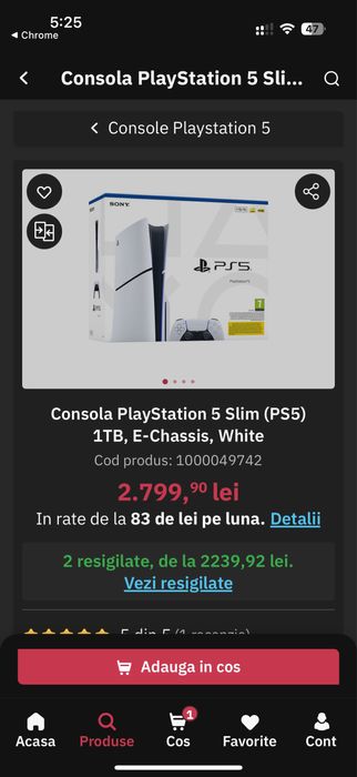 Ps5 slim disc edition 1 tb