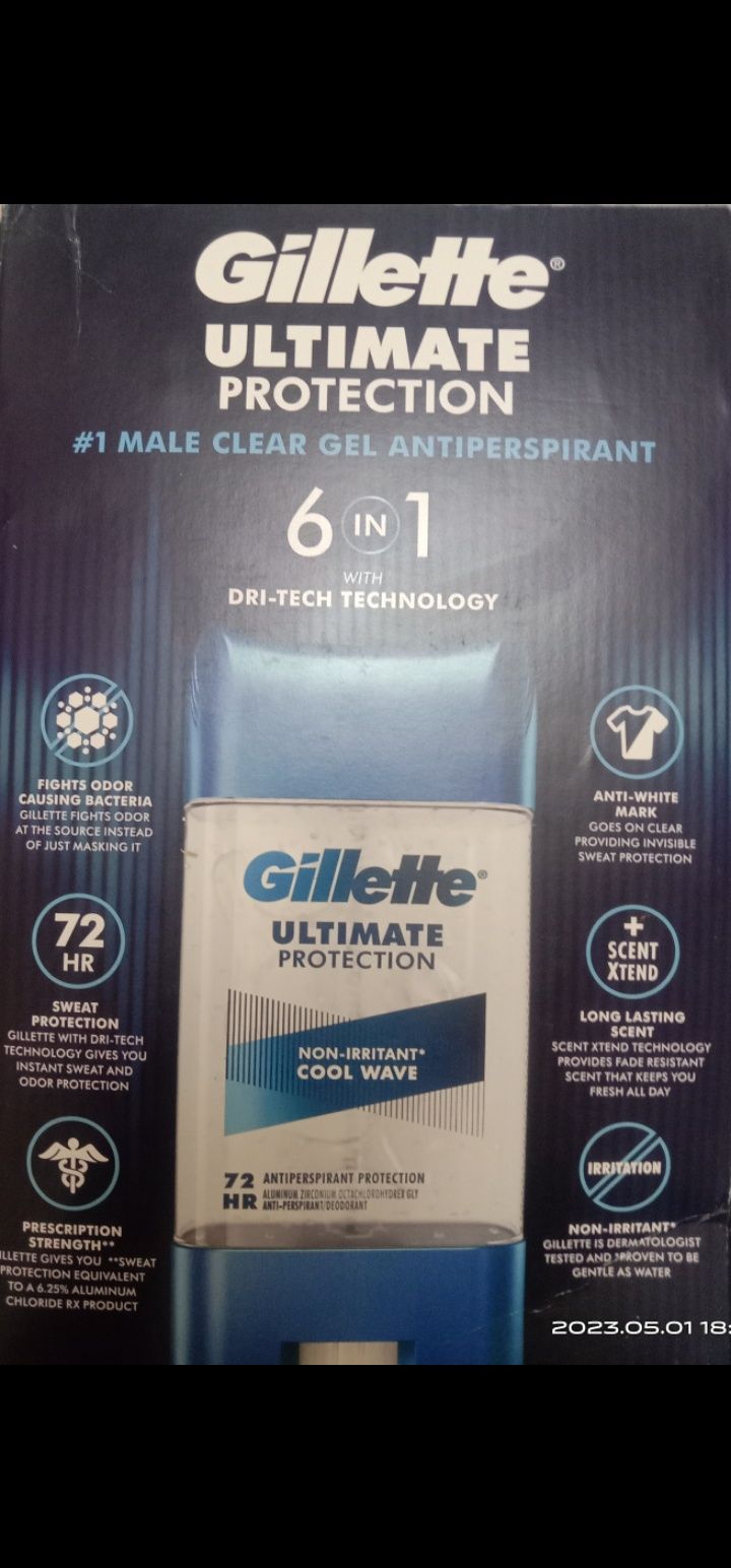 Антиперспирант (от пота и запаха)deodorant Gillette(107gr)