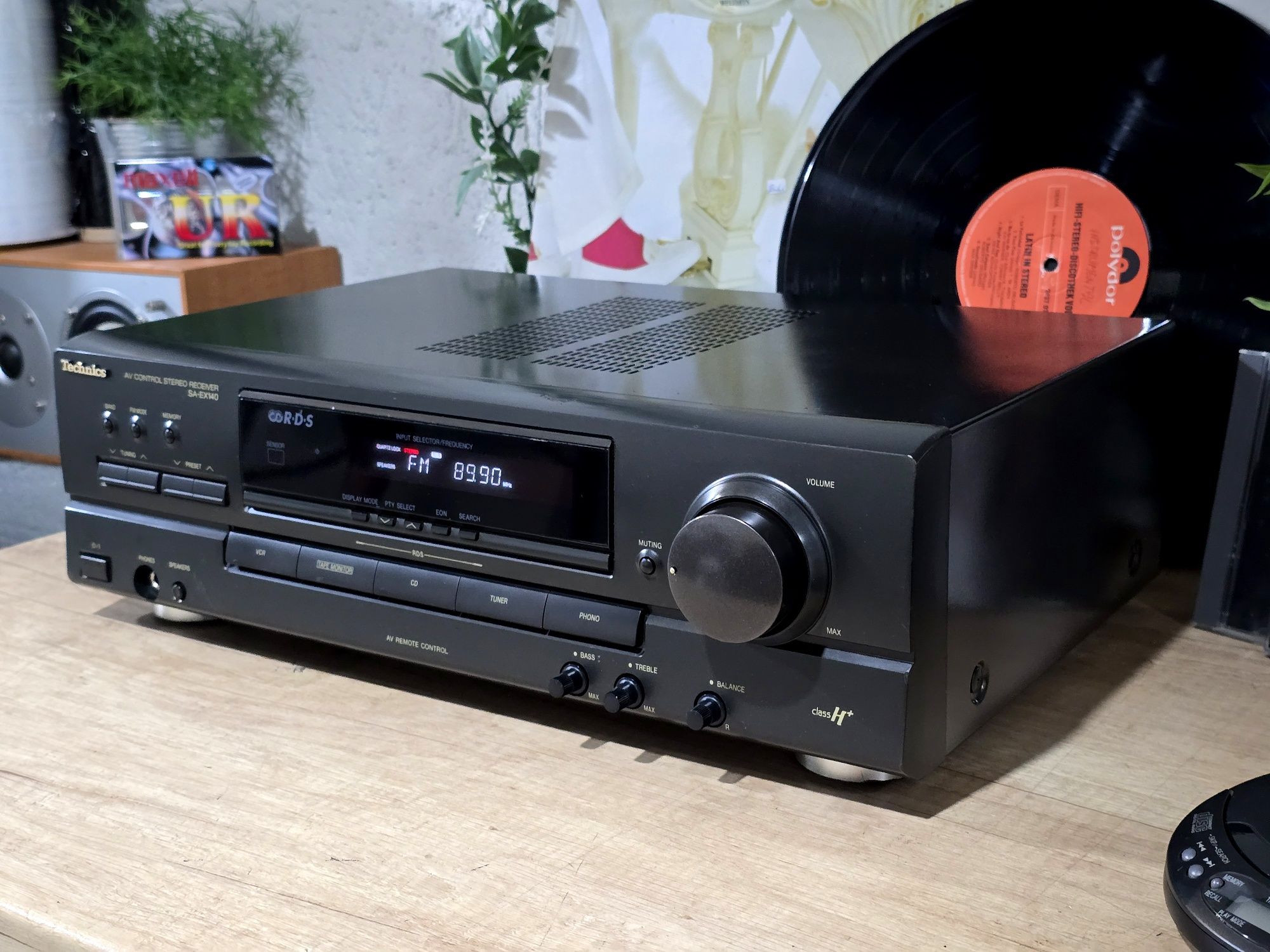 Receiver TECHNICS SA-EX140, amplituner stereo hifi ,