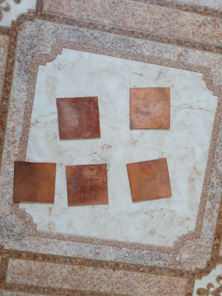 Медна плоча 50x50x1mm