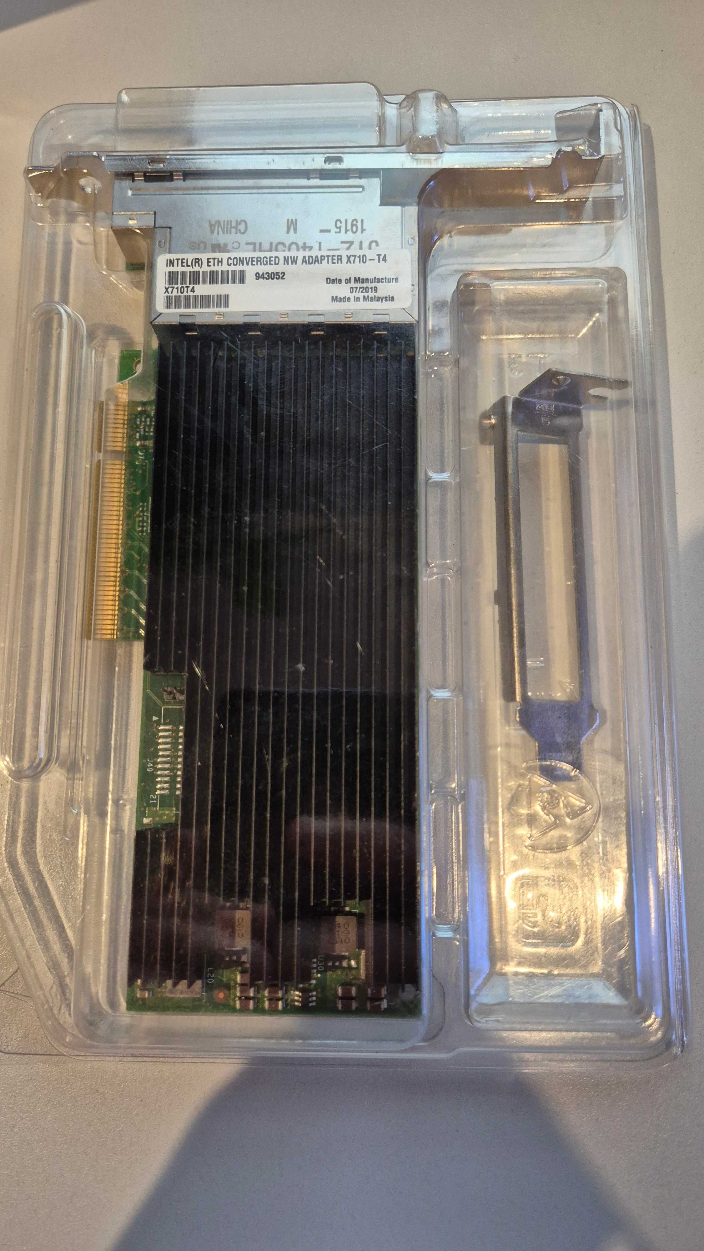 placa de retea quad 10Gbps intel x710-T4