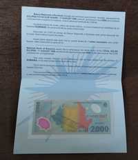 Bancnota cu Eclipsa 1999 seria 001A