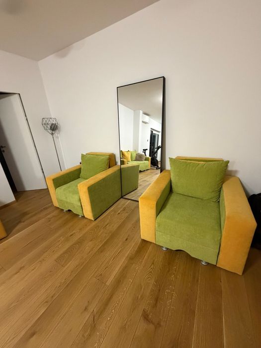 Vand canapea cu 2 fotolii, toate extensibile