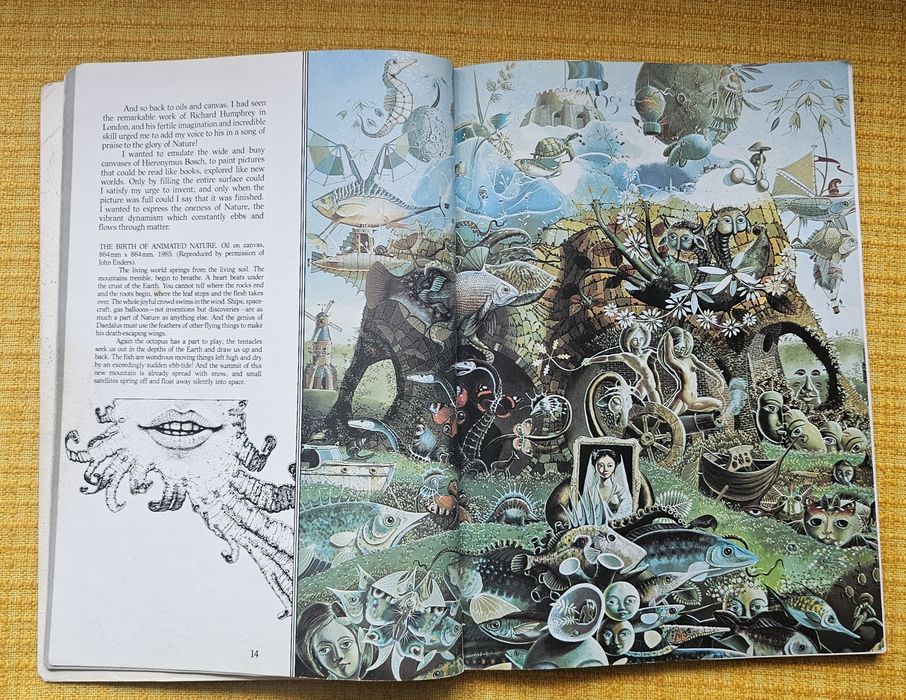 Vintage book Mytho Poeikon Paintings Illustrations Of Patrick Woodroff