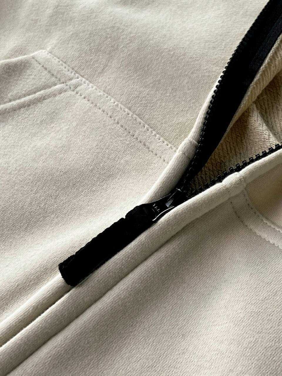 Бежов Zip-Up Cardigan Stone Island