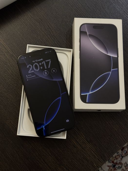 iPhone 16 Pro 256 gb black titanium