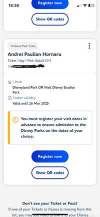 Bilete Disneyland