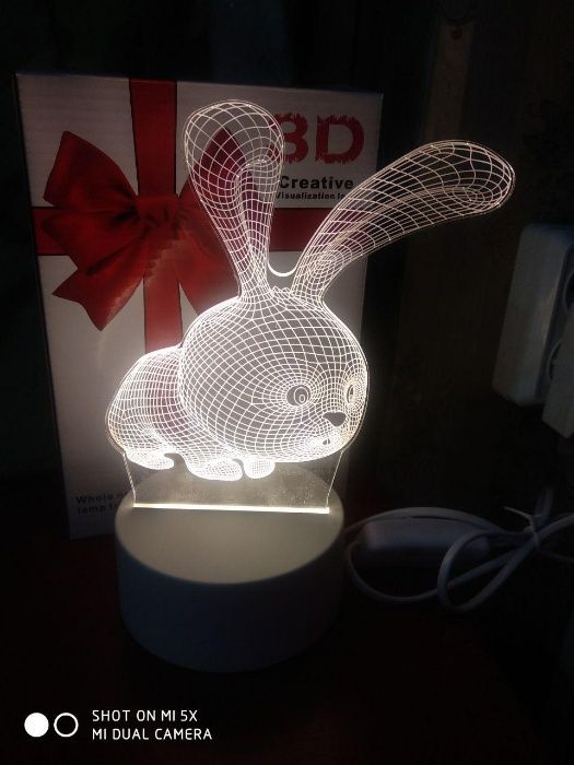 лампы - светодиодный 3д - для дома декоративная
