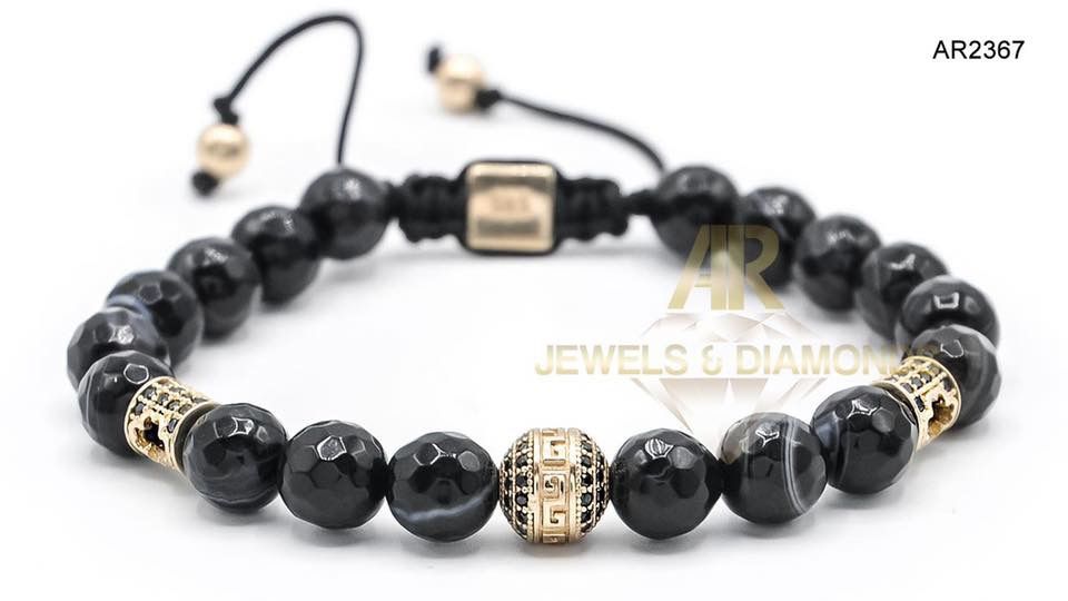 Bratara Aur 14 K model nou unisex ARJEWELS(AR2367)