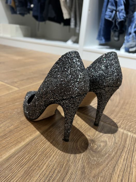 Pantofi imbracati in glitter, 37, MARTIN CLAY