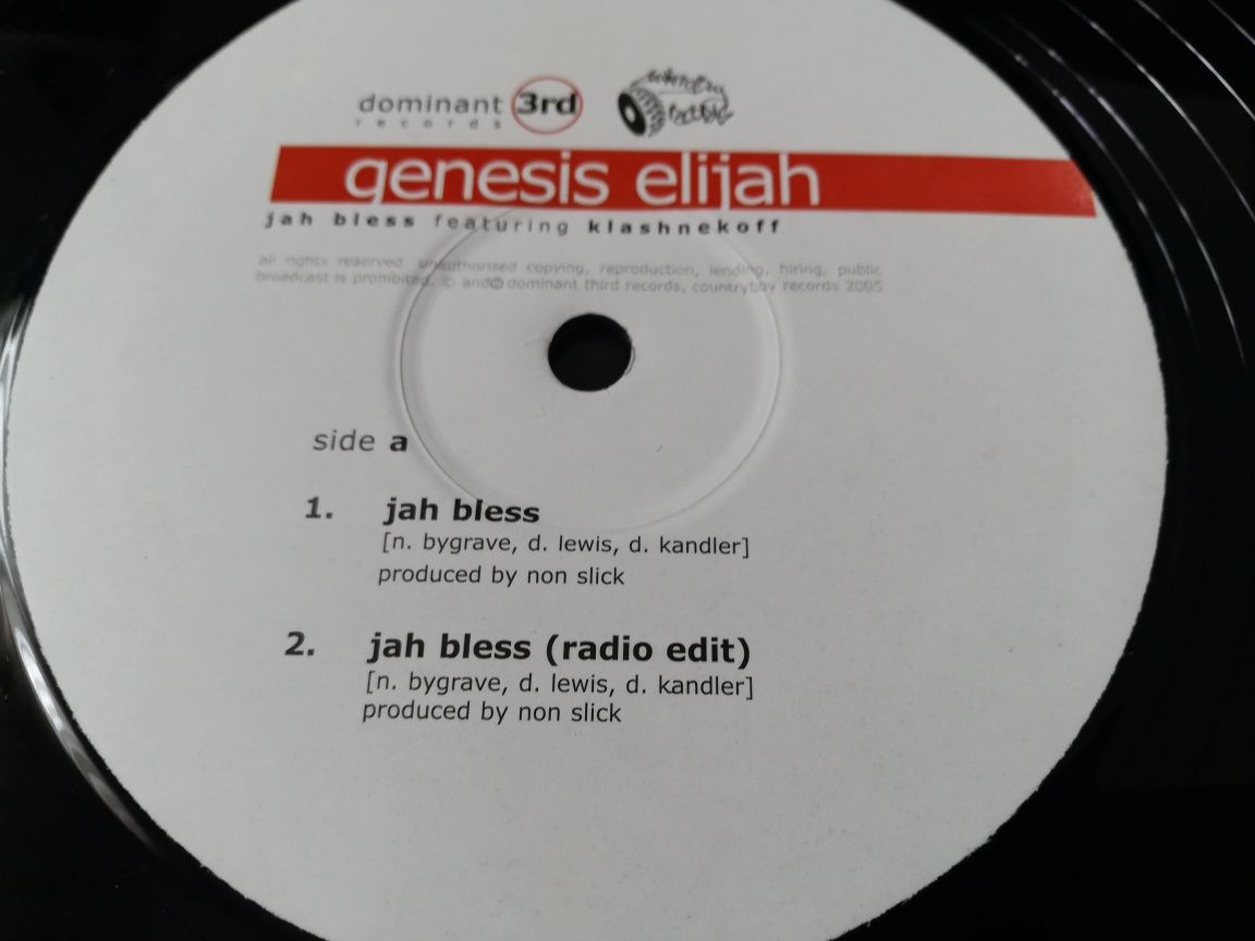 Disc vinil hip hop nou Genesis Elijah