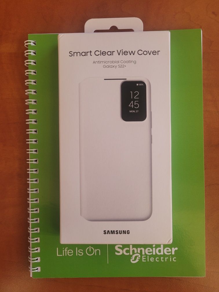 Husa Smart Clear View Samsung Galaxy S22+ Plus White