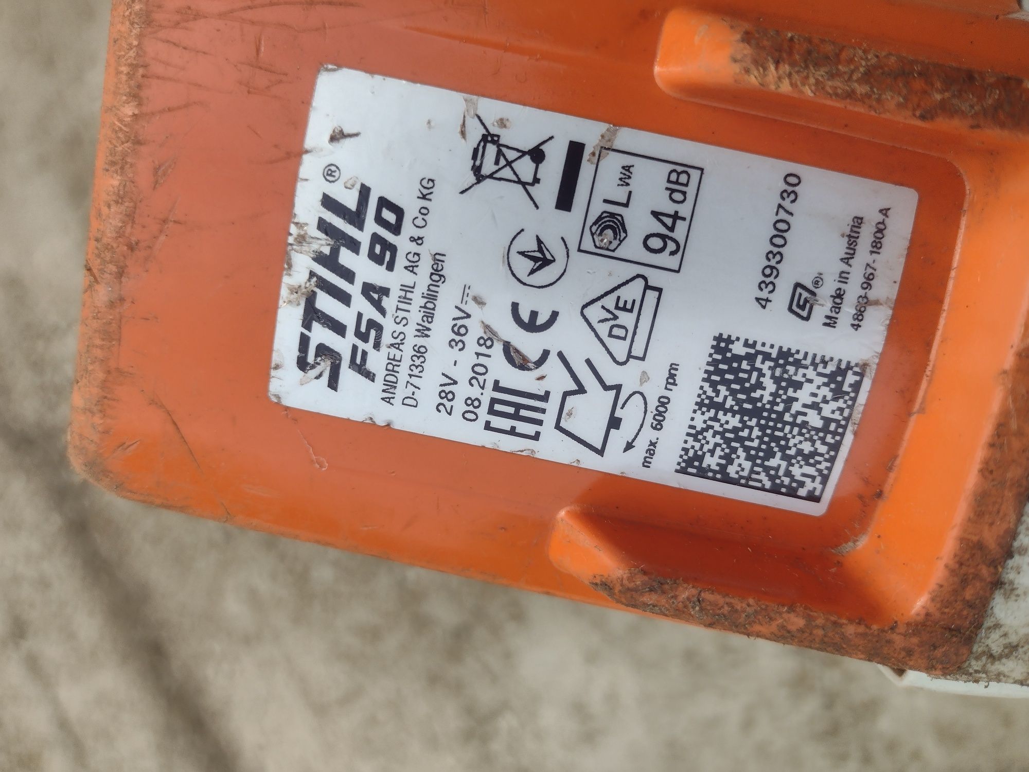 STIHL FSA90 Акумлаторна коса Щил 90