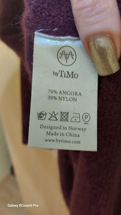 Нов пуловер by TiMo. размер L/M 70%ангора