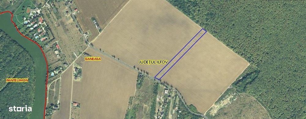 Teren intravilan si extravilan Ganeasa. Oportunitate investitie!