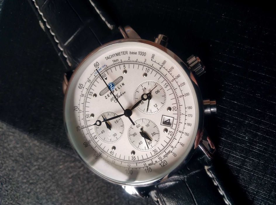 Мъжки ретро бизнес часовник Zeppelin 100 Jahre Zeppelin 7680-2