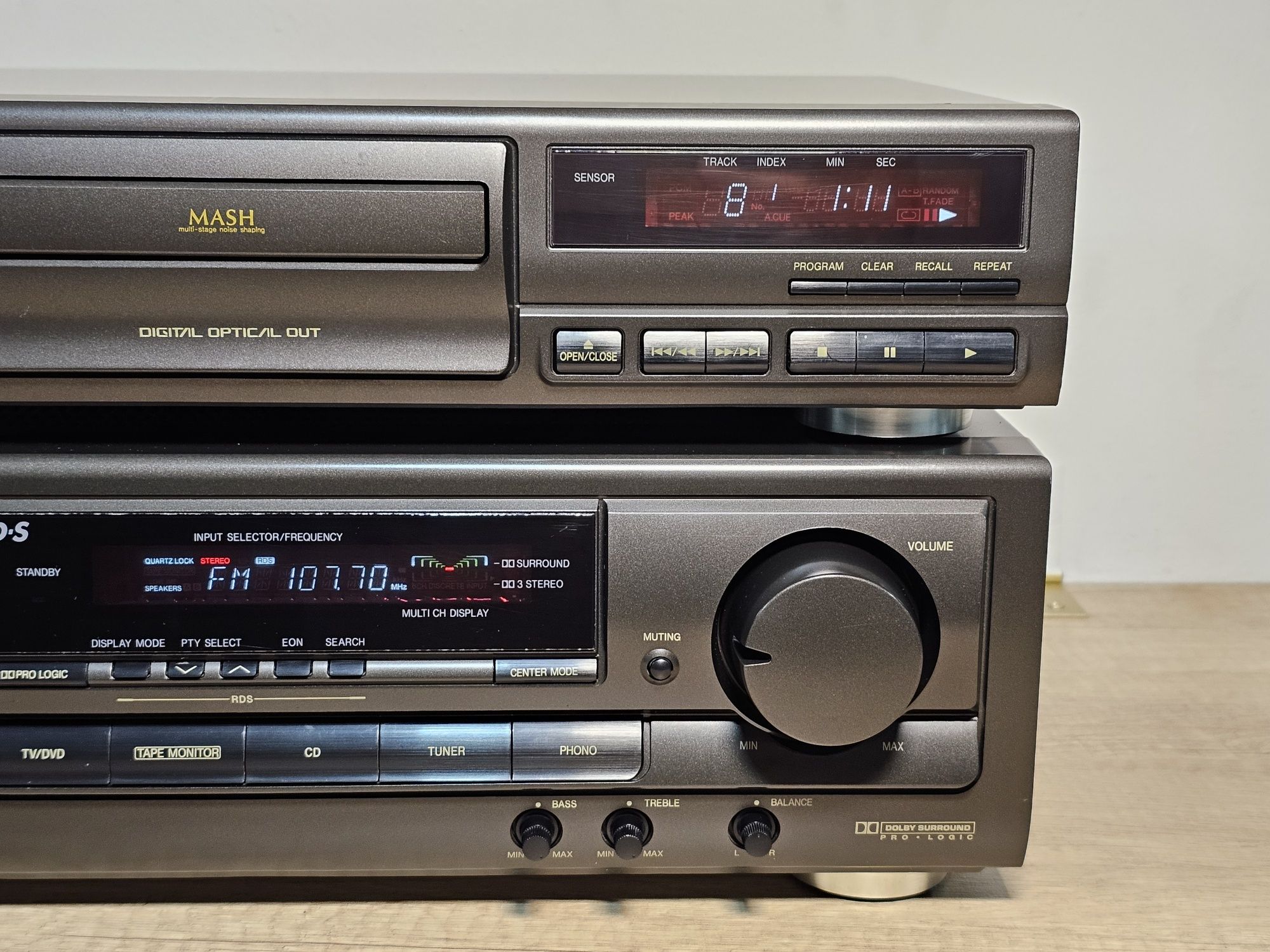 receiver TECHNICS SA-EX310, cd player SL-PG490,linie audio 5.1