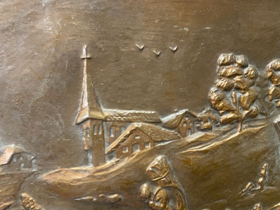 Медно пано за стена френско производство