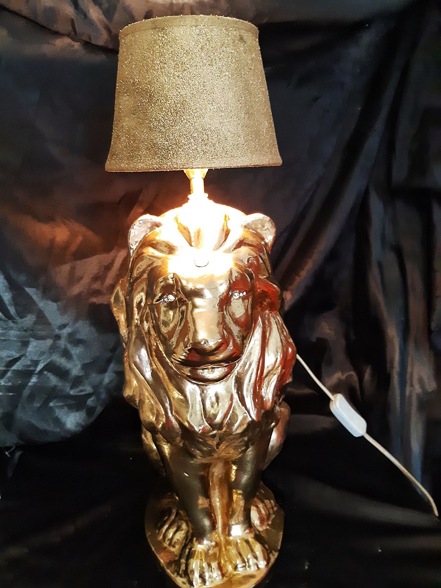 Lampa veioza Deluxe Gold Unicat