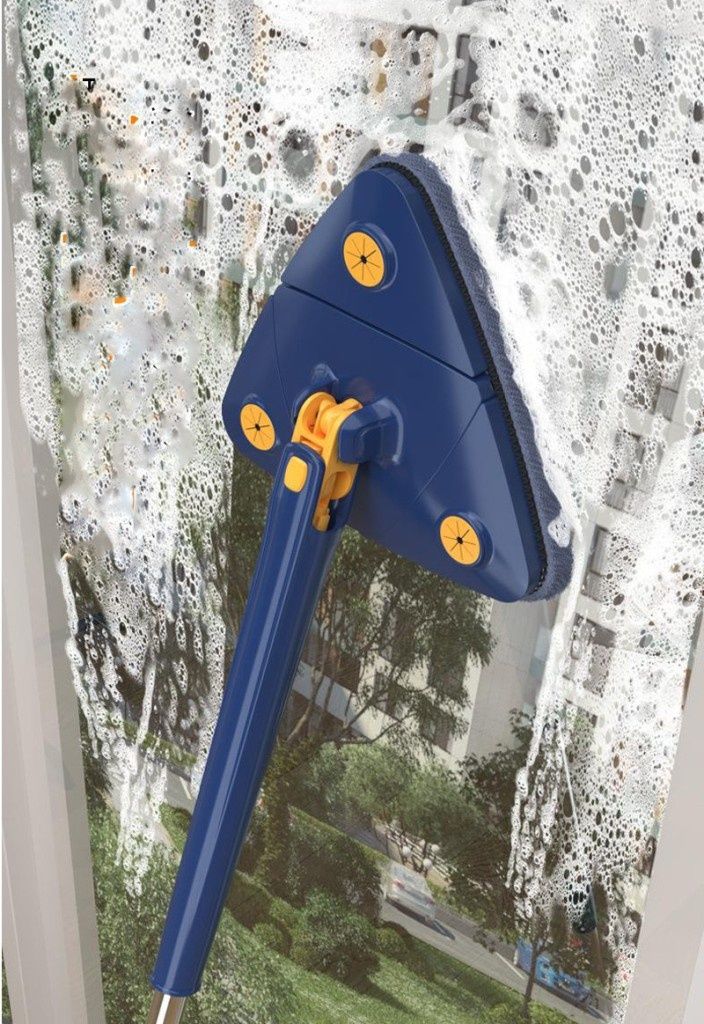 Разтегателен триъгълен MOP за почистване 360° с 3 парцала ПРОМОЦИЯ!