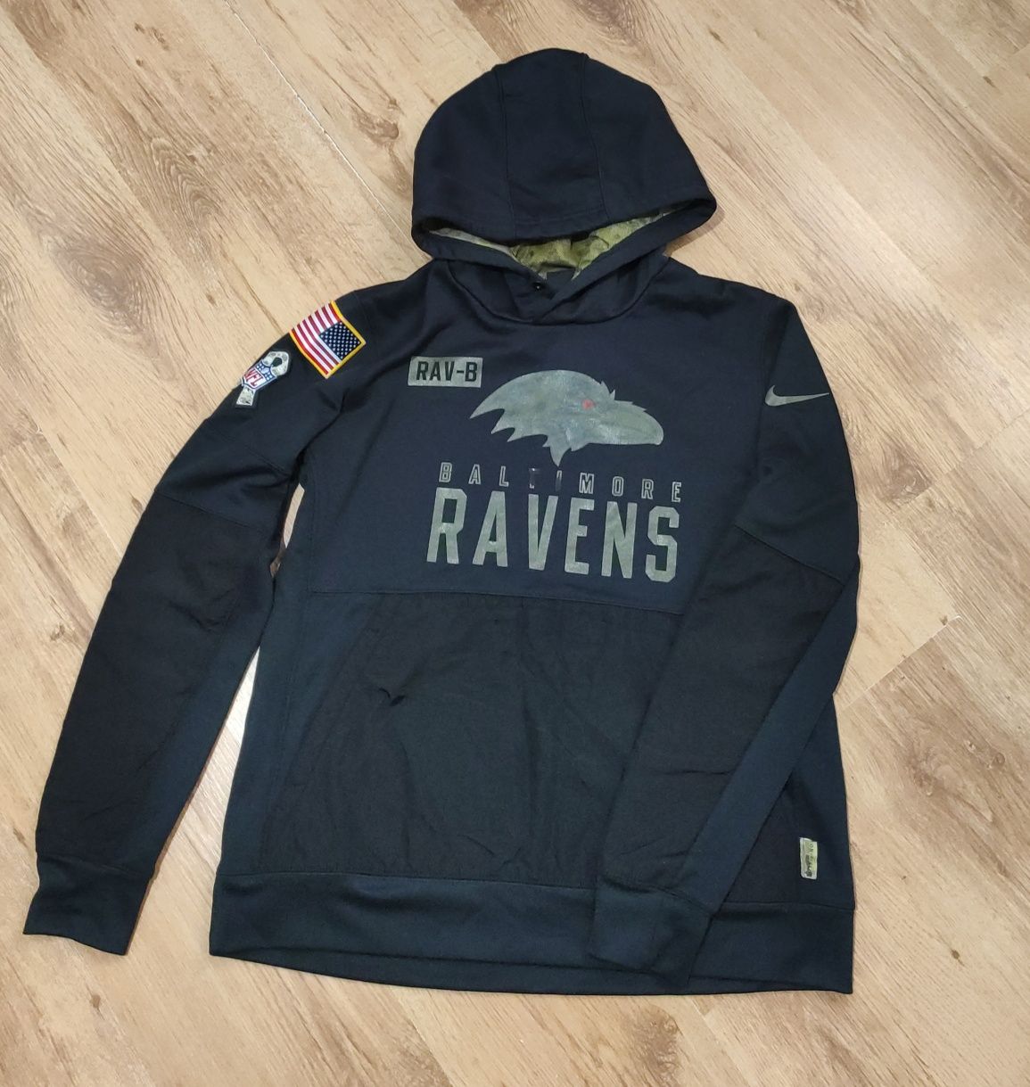 Hanorac Nike NFL Baltimore Ravens mărimea 14 ani sau S