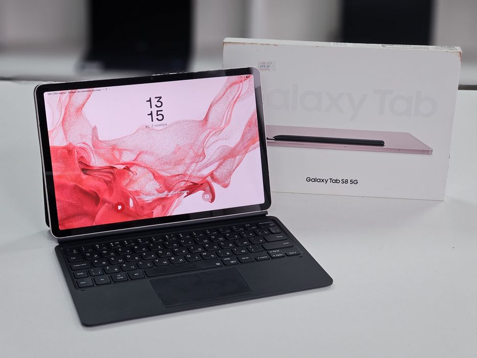 Шикарный планшет Samsung Tab S8 G5 - 12.4 дюйм Snapdragon 8/8GB/128GB