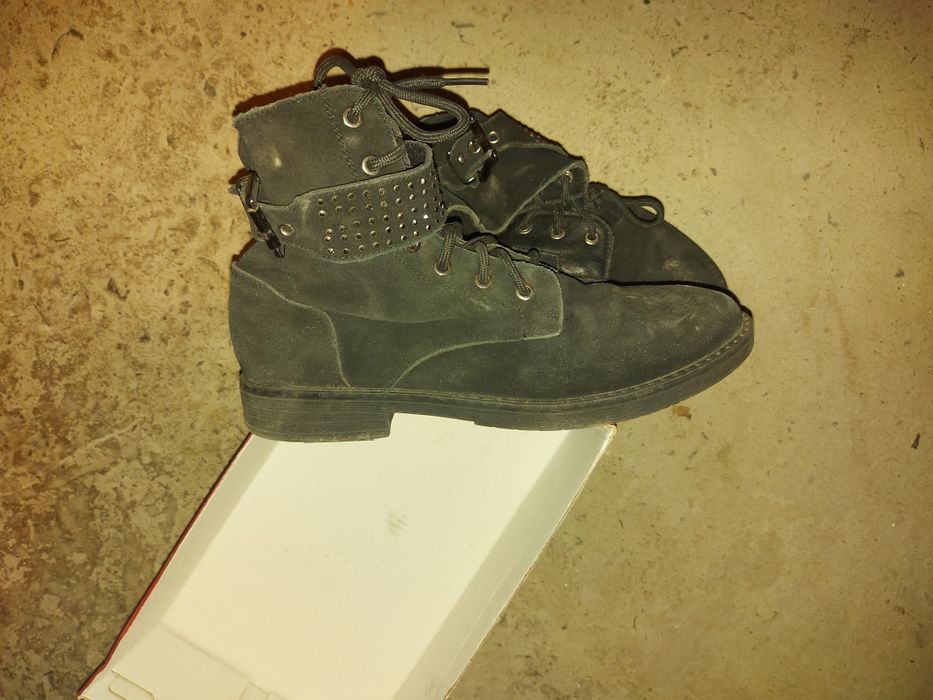 Обувь детская димисезонная для весны замш в хорошом состоянии