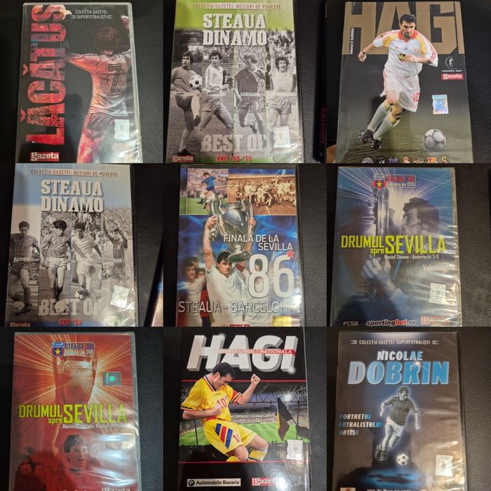 Colecție DVD-uri originale – Istorie, Documentare, Fotbal, Muzică – st