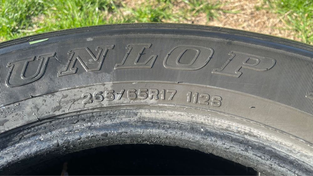 Летние шины комплект Dunlop размер 17, 265/65