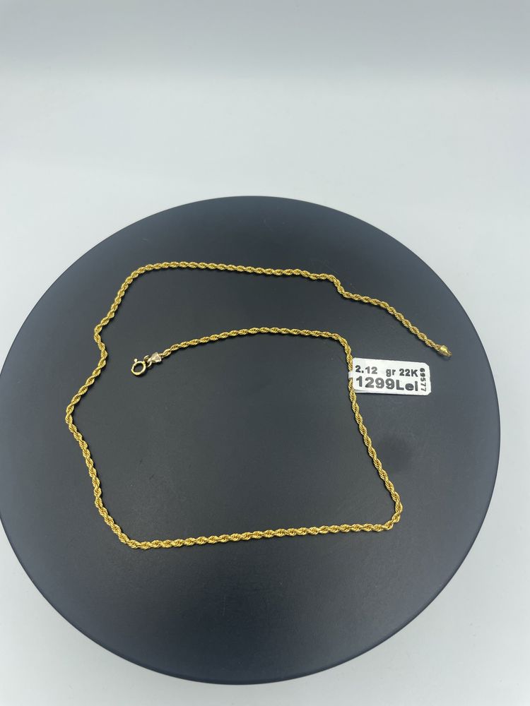 Lant Aur 22K 2.12 Gr 40 Cm #41446