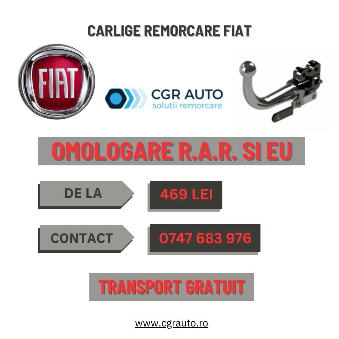 Carlige remorcare Fiat omologate, premium